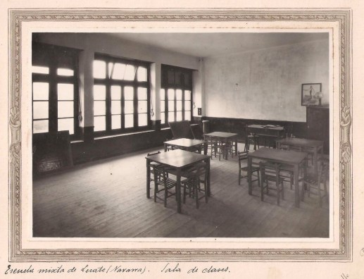 Interior de la escuela de lerate